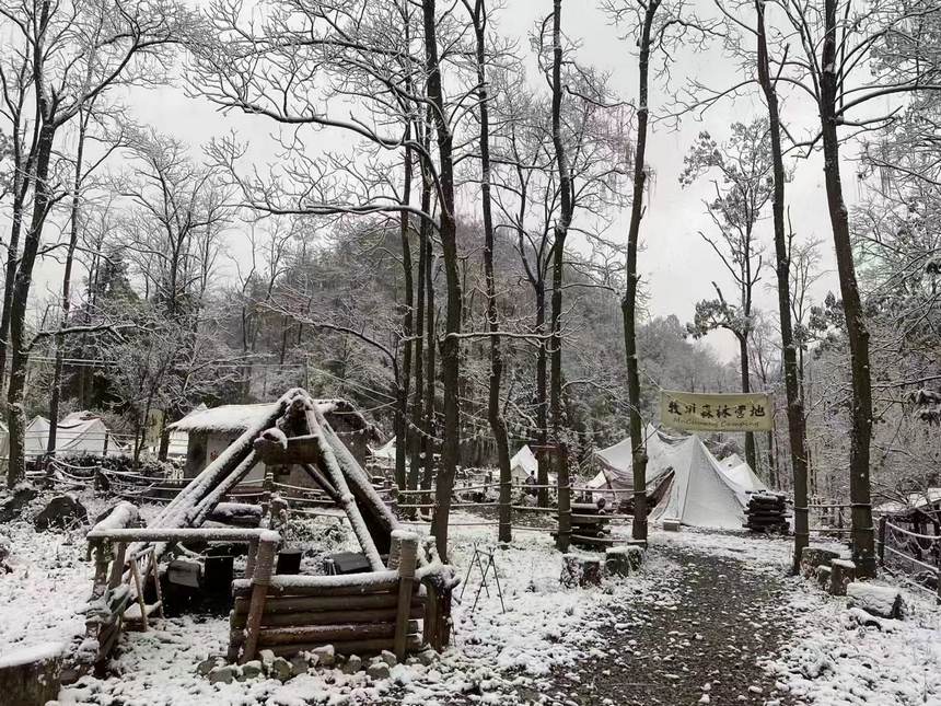 2022年12月29日，惠水牧川露營基地。惠水縣融媒體中心供圖