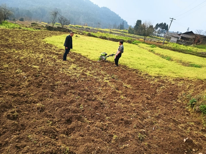 仙源鎮(zhèn)農業(yè)農村綜合服務中心技術人員深入田間地頭與農戶交流（習水縣仙源鎮(zhèn)供圖）.jpg